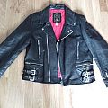 Leather Jacket - Battle Jacket - Vintage Leather Jacket