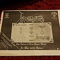 Venom - Other Collectable - Venom - At War with Satan newspaper ad