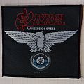 Saxon - Patch - Official Saxon - Wheels Of Steel woven patch