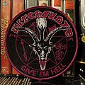 Witchfynde - Patch - Witchfynde - Give 'Em Hell Round Woven Patch