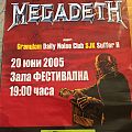Megadeth - Other Collectable - Megadeth - Signed poster