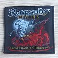 Rhapsody Of Fire - Patch - Rhapsody Of Fire Rhapsody - From Chaos To Eternity