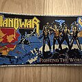 Manowar - Patch - Manowar Fighting the World - Silver