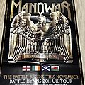 Manowar - Other Collectable - Manowar Battle Hymns Poster UK Tour 2011