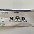 M.O.D. - Other Collectable - M. O. D. Ticket