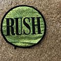 Rush - Patch -  Green glitter logo/circle