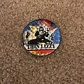 Thin Lizzy - Pin / Badge - Live and Dangerous prismatic button