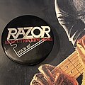 Razor - Pin / Badge - Razor Executioner’s Song ‘85 Button