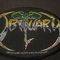 Obituary - Patch - obituary oval patch