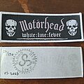 Motörhead - Patch - Motörhead - white line fever - white border patch