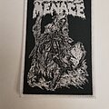 Hooded Menace - Patch - Hooded Menace - Reanimated by Death White Border Patch