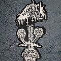 Reek Of The Unzen Gas Fumes - Patch - Reek Of The Unzen Gas Fumes ROTUGF Leather Embroidered Oversized Patch