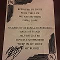 Young And In The Way - Other Collectable - Signed Young and in the Way Setlist
