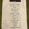 Behemoth - Other Collectable - Behemoth Setlist