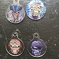 Iron Maiden - Pin / Badge - Iron Maiden Key Ring Stern Pinball