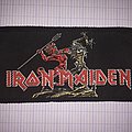 Iron Maiden - Patch - tres tres rare patch iron maiden  Run To The Hills bordure noir