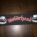 Motörhead - Patch - vintage printed strip patch iron fist  of  motorhead