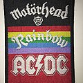 Motörhead - Patch - tres rare patch  motorhead / rainbow / ac/dc