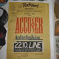 Accu§er - Other Collectable - Accu§er /Kalashnikow Tour Poster