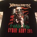Megadeth - TShirt or Longsleeve - Megadeth cyber army 2013 shirt