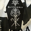 Hellhammer - Patch - Hellhammer Coffin Shape Black border