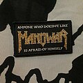 Manowar - Patch - Manowar You are afraid of yourself