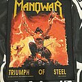 Manowar - Patch - MANOWAR - Triumph Of Steel Backpatch Original 1992