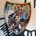 Manowar - Patch - Manowar Hail to England Shield Gold Border