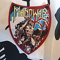 Manowar - Patch - Manowar Hail to England Shield Red Border
