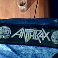Anthrax - Patch - Anthrax "Persistence of Time" Stripe Patch FOR TRADE