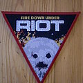 Riot - Patch - Riot (Riot V) - "Fire Down Under" Triangle Patch