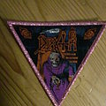 Death - Patch - Death "Scream Bloody Gore" Triangle Patch -  purple glitter border