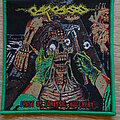 Carcass - Patch - Carcass - "Feast On Forensic Butchery" Green Border Patch