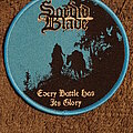 Sordid Blade - Patch - Sordid Blade "Every Battle Has Its Glory" Blue Border