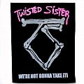 Twisted Sister - Patch - TWISTED SISTER   back patch    30X26X36 backpatch bp271  new