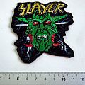 Slayer - Patch - Slayer 2009 green demon shaped patch 93 new