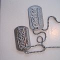 Soundgarden - Other Collectable - soundgarden dog tag id chain  off.merchandise nieuw 1994