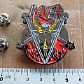 Slayer - Pin / Badge - Slayer new shaped metal  pin badge speld 5 x5.5 cm no2