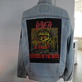 Slayer - Battle Jacket - slayer, cannibal corpse battle jacket size xl with slayer original 1990 ...