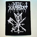 Hellhammer - Patch - HELLHAMMER patch h107    bd 9x 12 cm