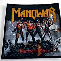 Manowar - Patch - MANOWAR  patch  m220    very rare nieuw  9.5x10. cm