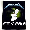 Metallica - Patch - METALLICA vintage 1987 new back patch bp252   metal up your ass backpatch