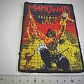 Manowar - Patch - Manowar 1992 rare vintage patch used586 triumph of steel  9.5 x 13 cm