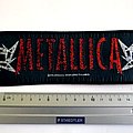 Metallica - Patch - Metallica strip patch d192 new 1996- 6.5x20 cm silver print