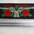 Guns N&#039; Roses - Patch - Guns n' Roses   strip patch 91new 7.5 x19.5 cm silver print