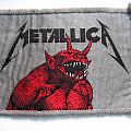 Metallica - Patch - METALLICA VINTAGE PATCH jump in the fire 1984  7x10 cm no117