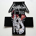 Nifelheim - Patch - Nifelheim ltd edition shaped patch n40 the burning warpath to hell   black...