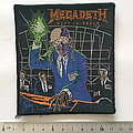 Megadeth - Patch - MEGADETH RUST IN PEACE 1990 patch 14 new and unused 10 x 11 cm