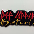 Def Leppard - Patch - Def Leppard  shaped  hysteria patch  d388