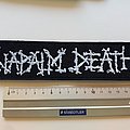 Napalm Death - Patch - Napalm Death strip patch n28   size 4.5 x 20 cm